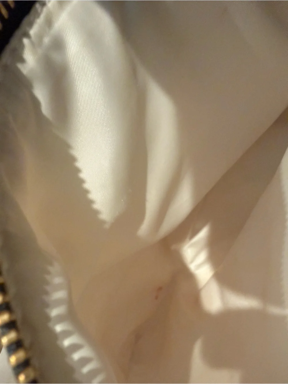 Tory Burch Black and Cream Striped Logo Tote